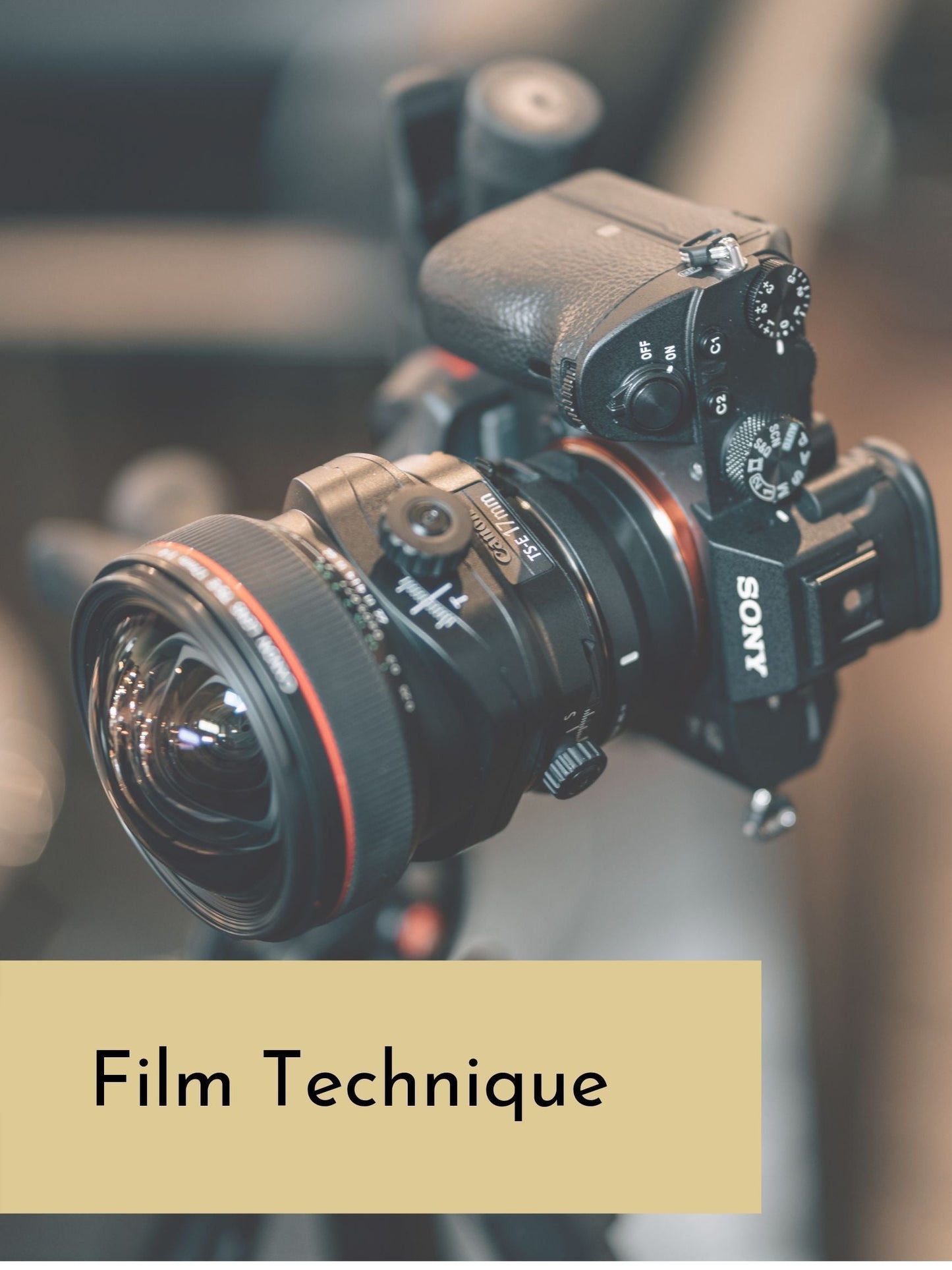 Film Technique | Fall 25 | Wednesdays, 8 Weeks