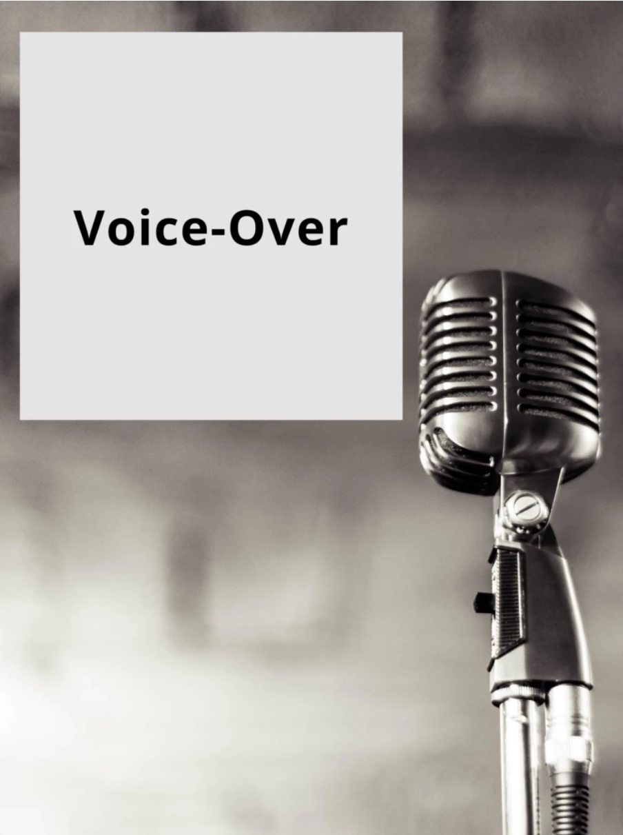 Voice-Over | ONLINE | Winter 25 | Saturdays, 8 Weeks