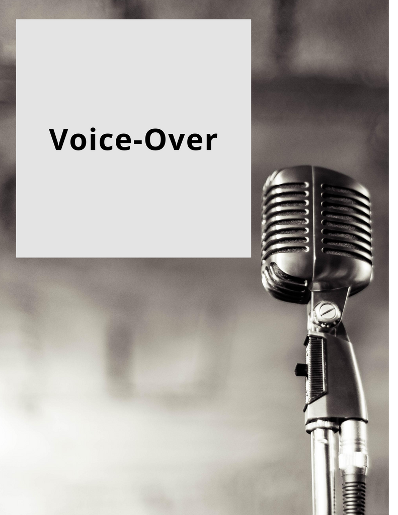 Voice-Over | Fall 20 | Thursdays, 8 Weeks
