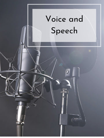 Voice and Speech | Fall 20 | Saturdays, 8 Weeks